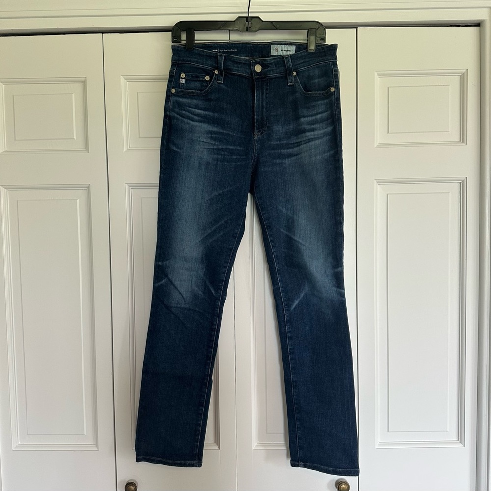 AG Mari High Rise Slim Straight - size 29R